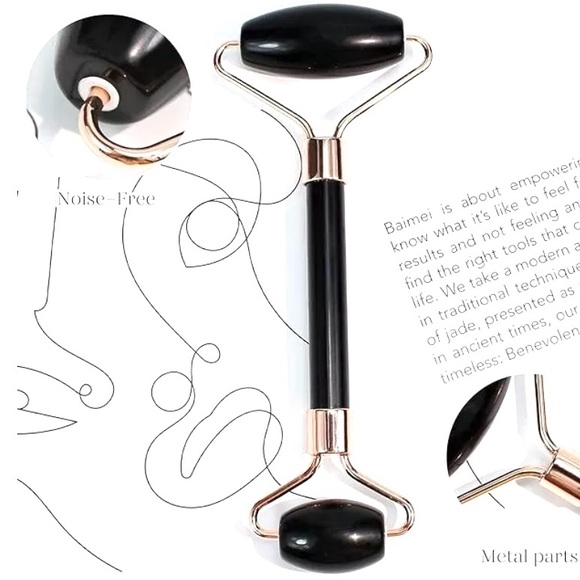 JADE ROLLER Focus on your beauty green box set, brand new unopened, stock photo - Picture 3 of 6